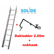 2.00m dakladderset solide easy-fit