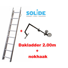 2.00m dakladderset solide easy-fit
