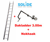 3.00m dakladderset solide easy-fit