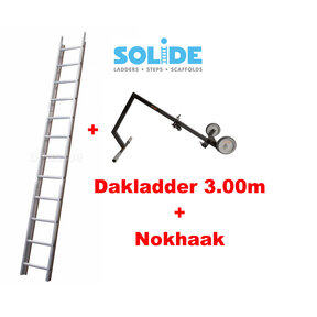 3.00m dakladderset solide easy-fit