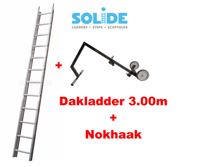3.00m dakladderset solide easy-fit