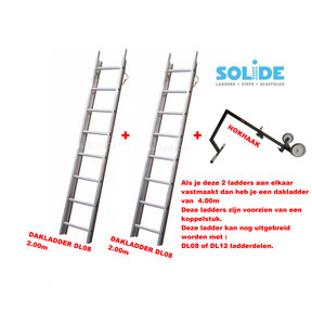 4.00m dakladderset solide easy-fit
