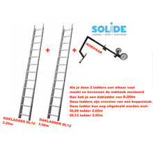 6.00m dakladderset solide easy-fit