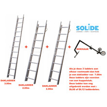 7.00m dakladderset solide easy-fit