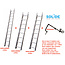 Solide 7.00m dakladderset solide easy-fit