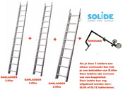 8.00m dakladderset solide easy-fit