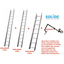 8.00m dakladderset solide easy-fit