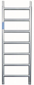 ASC 75-28-7 Opbouwframe 7-sporten breedte 0.75m