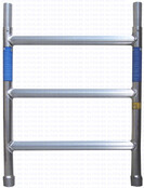 ASC 75-28-3 Opbouwframe 3-sporten breedte 0.75m