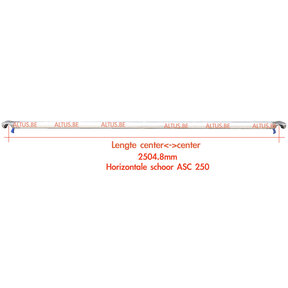 ASC 250 Horizontaal schoor