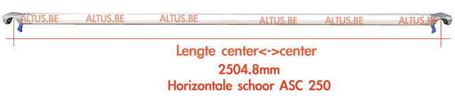 ASC 250 Horizontaal schoor