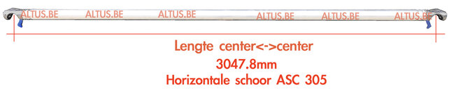 ASC 305 Horizontaal schoor
