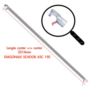 ASC 190 Diagonaal schoor
