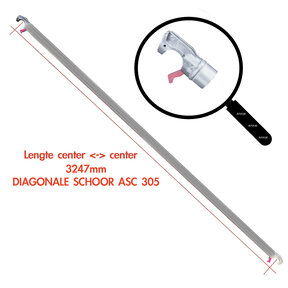 ASC 305 Diagonaal schoor