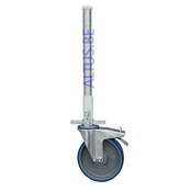 ASC steigerwiel Ø 200 mm met stalen spindel 375 kg kunststof geleider