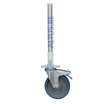 ASC steigerwiel Ø 200 mm met stalen spindel 375 kg kunststof geleider