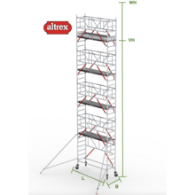 RS Tower 51-S met Safe-Quick 0.90(B) x 1.85(L) x 8.20m vh = 10.20m wh