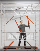 RS Tower 51-S met Safe-Quick 0.90(B) x 2.45(L) x 5.20m (VH) = 7.20m (WH)