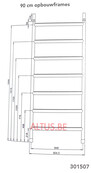 RS Tower 51-S met Safe-Quick 0.90(B) x 3.05(L) x 3.20m (VH) = 5.20m (WH)