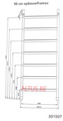RS Tower 51-S met Safe-Quick 0.90(B) x 3.05(L) x 5.20m (VH) = 7.20m (WH)