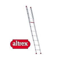 2.90m enkele ladder 10 treden recht model ATLAS