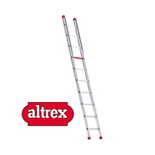 enkele ladder 10 treden 2.90 m recht model ATLAS