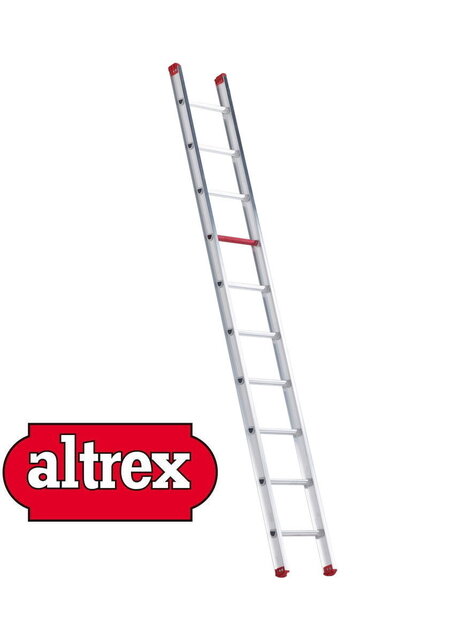 2.90m enkele ladder 10 treden recht model ATLAS