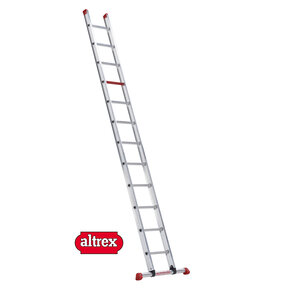 enkele ladder 12 treden 3.40 m recht model ATLAS