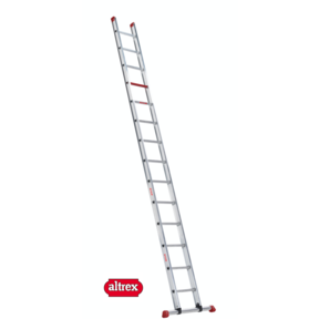 enkele ladder 14 treden 4.00 m recht model ATLAS