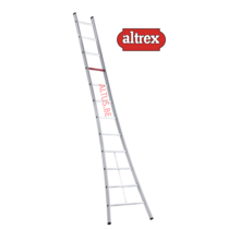 enkele ladder 12 treden 3.65 m  brede basis type Ventoux