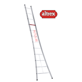 enkele ladder 12 treden 3.65 m  brede basis type Ventoux