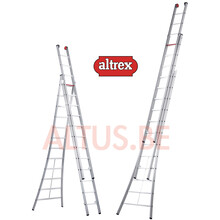 3.62 - 8.10m 3-delige reformladder 3 x 12 treden Ventoux