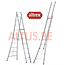 Altrex  3.06 - 5.02m 2-delige reformladder 2 x  10 treden Ventoux