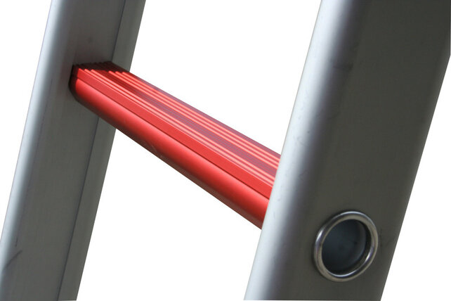 3.06 - 5.02m 2-delige reformladder 2 x  10 treden Ventoux