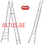 Altrex  3.62 - 5.86m 2-delige reformladder 2 x  12 treden Ventoux