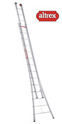 4.18 - 6.98m 2-delige reformladder 2 x  14 treden Ventoux
