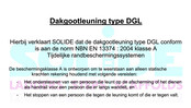Dakgootleuning staander