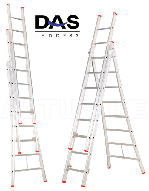 3x8  semi-professionele reformladder ALU