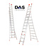 DAS products 3x12  semi-professionele reformladder ALU
