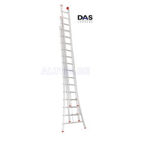3x14  semi-professionele schuifladder ALU