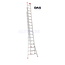 DAS products 3x14  semi-professionele schuifladder ALU