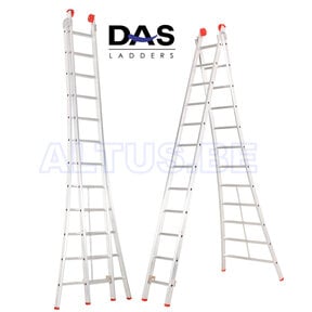 2x12  semi-professionele reformladder ALU