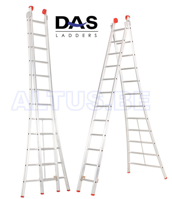 2x12  semi-professionele reformladder ALU