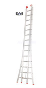 2x14  semi-professionele reformladder ALU