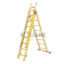 3x8 Kunststof reformladder GVK sporten tot 30000 volt