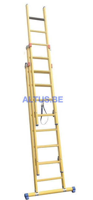 3x8 Kunststof reformladder GVK sporten tot 30000 volt