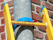1 Riem met aantreksluiting inclusief bevestingspunten voor GVK ladder