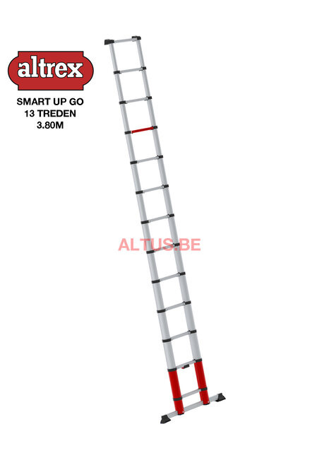 1.08-3.80m Altrex Hobby telescopische ladder Smart up go 13 treden