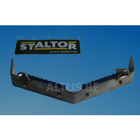 RVS V-steun met 2 kunststof steunen Staltor