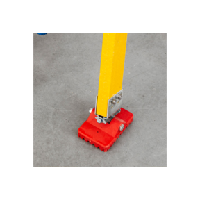 Set antislip kantelvoeten 110x75mm voor montage op ladderbomen